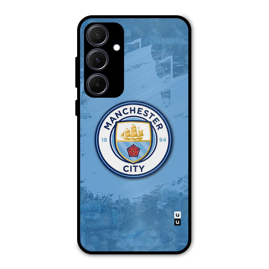 Manchester City Club Metal Back Case for Galaxy A35