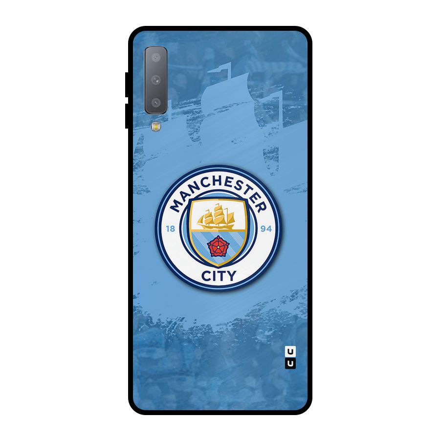 Manchester City Club Metal Back Case for Galaxy A7 (2018)