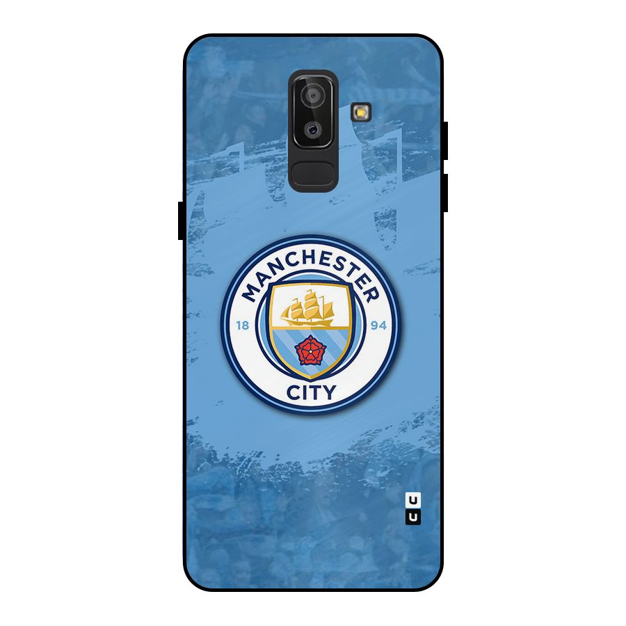 Manchester City Club Metal Back Case for Galaxy J8