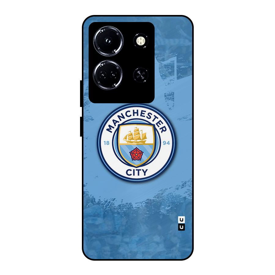 Manchester City Club Metal Back Case for Infinix Note 30 5G