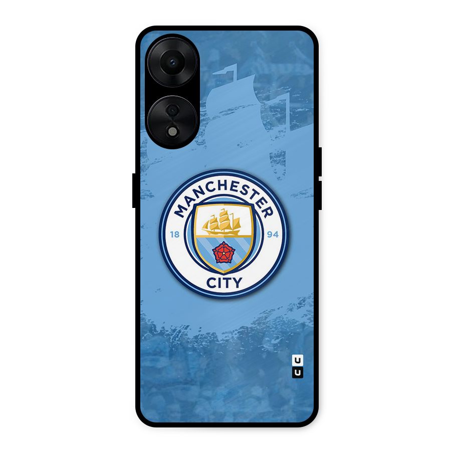 Manchester City Club Metal Back Case for Oppo A78 5G