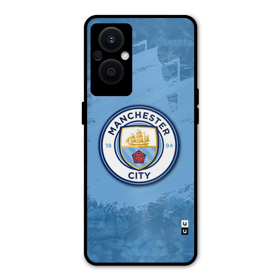 Manchester City Club Metal Back Case for Oppo F21 Pro 5G