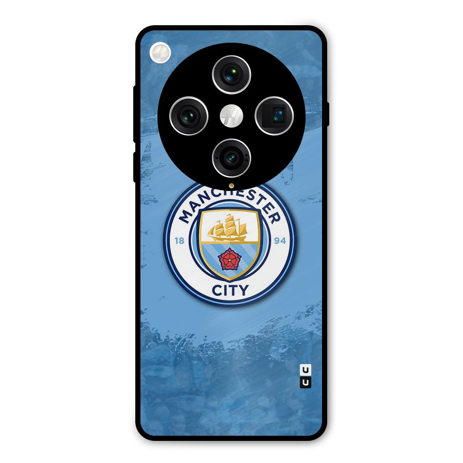 Manchester City Club Metal Back Case for Oppo Find X8 Pro