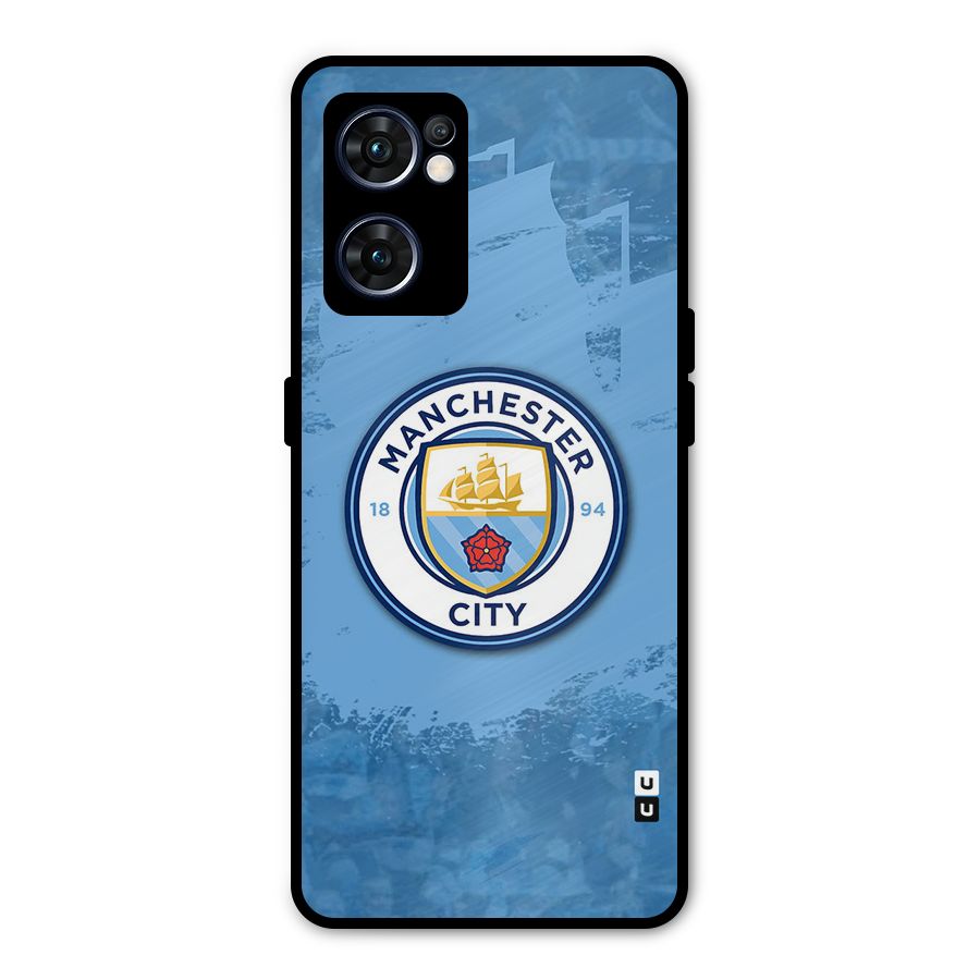 Manchester City Club Metal Back Case for Oppo Reno7 5G