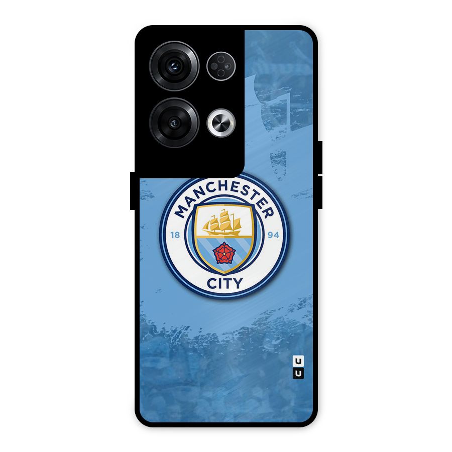 Manchester City Club Metal Back Case for Oppo Reno8 Pro 5G