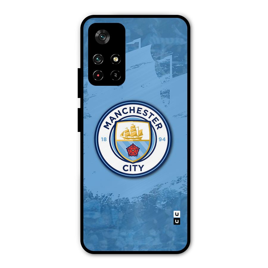 Manchester City Club Metal Back Case for Poco M4 Pro 5G