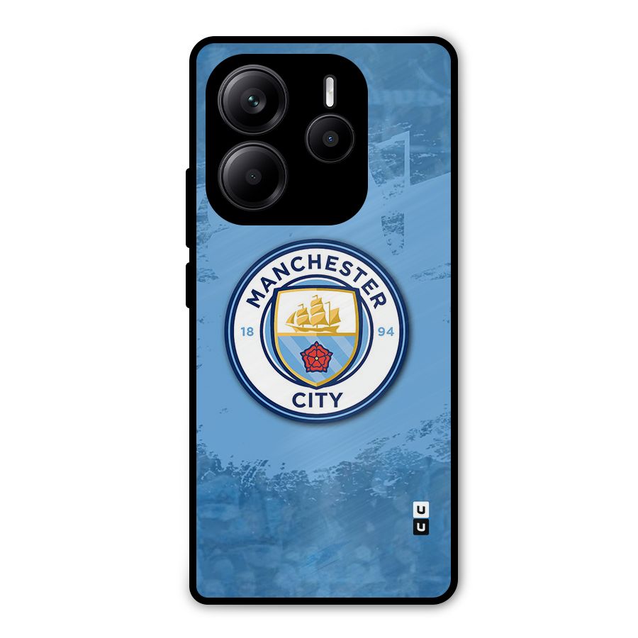 Manchester City Club Metal Back Case for Redmi Note 14 5G