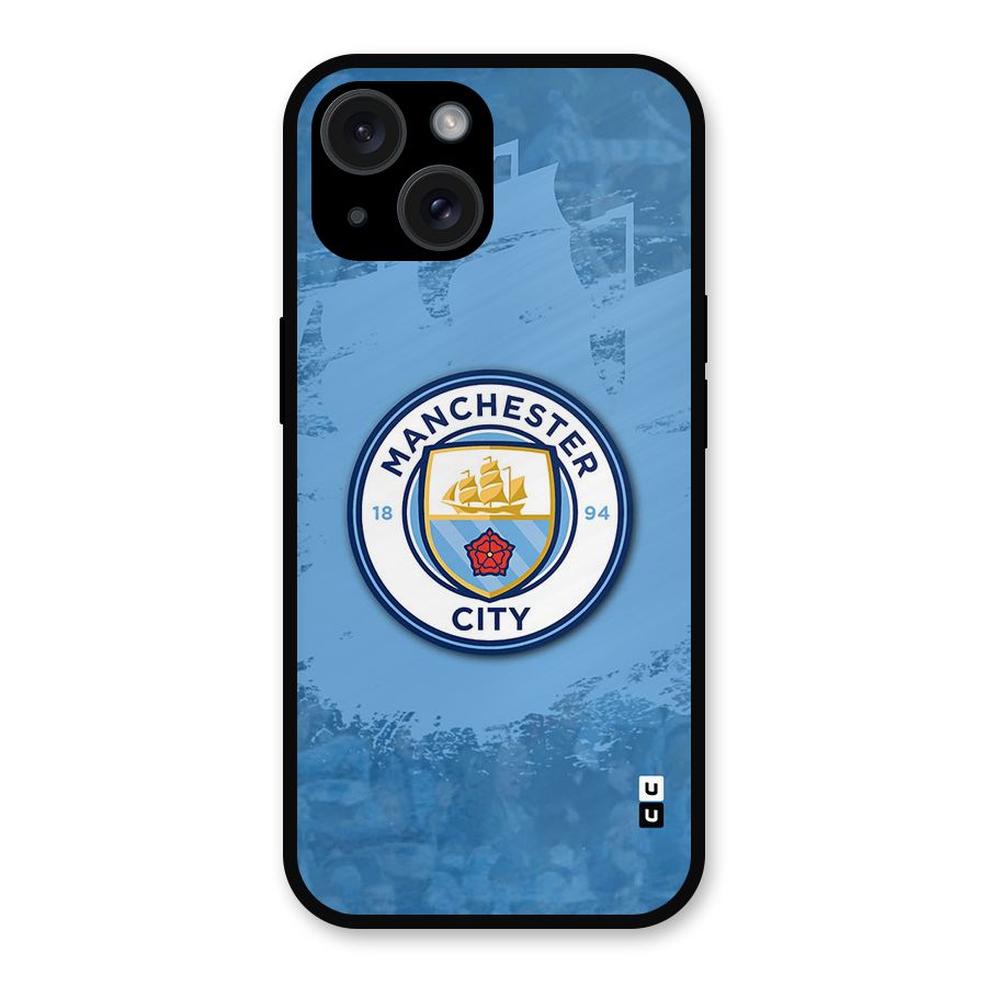 Manchester City Club Metal Back Case for iPhone 15