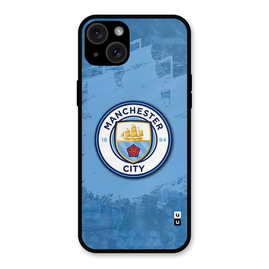 Manchester City Club Metal Back Case for iPhone 15 Plus