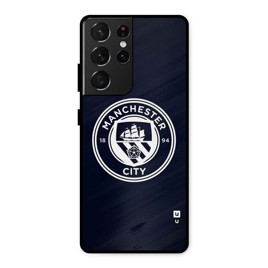Manchester City FC Metal Back Case for Galaxy S21 Ultra 5G