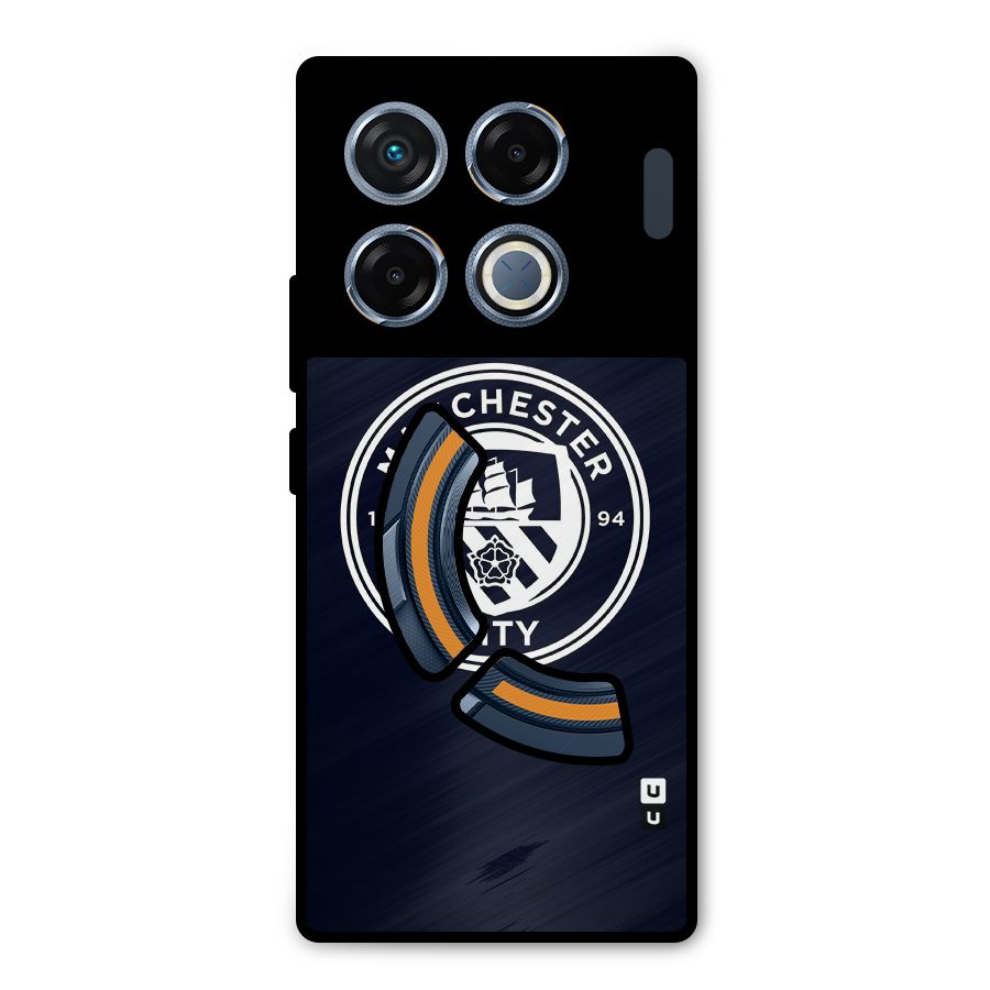 Manchester City FC Metal Back Case for Infinix GT 20 Pro