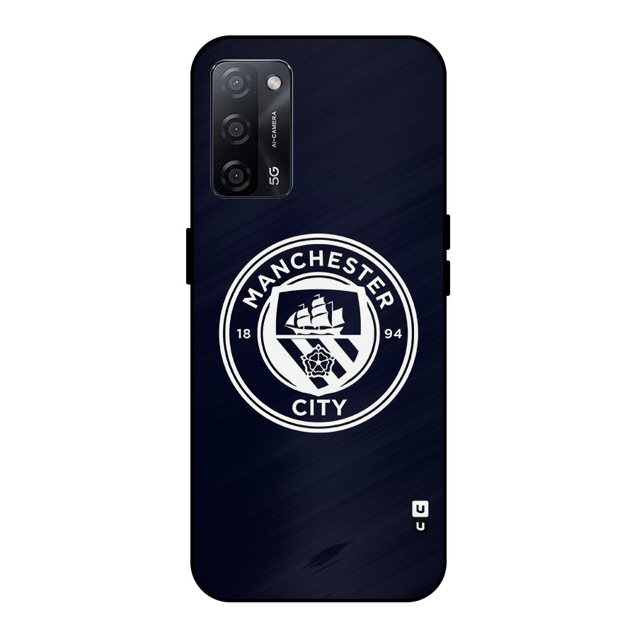 Manchester City FC Metal Back Case for Oppo A53s 5G
