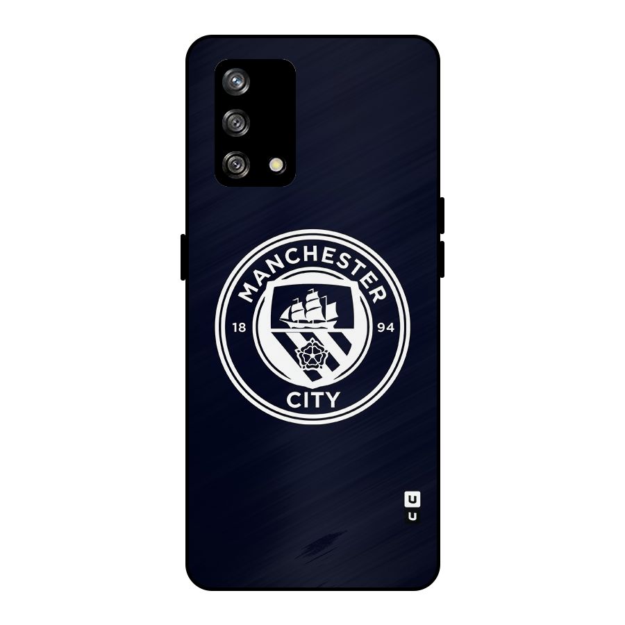 Manchester City FC Metal Back Case for Oppo F19