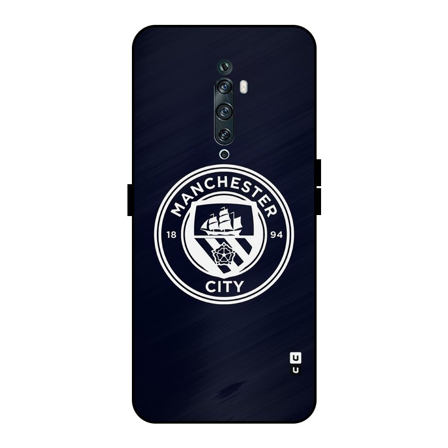 Manchester City FC Metal Back Case for Oppo Reno2 F