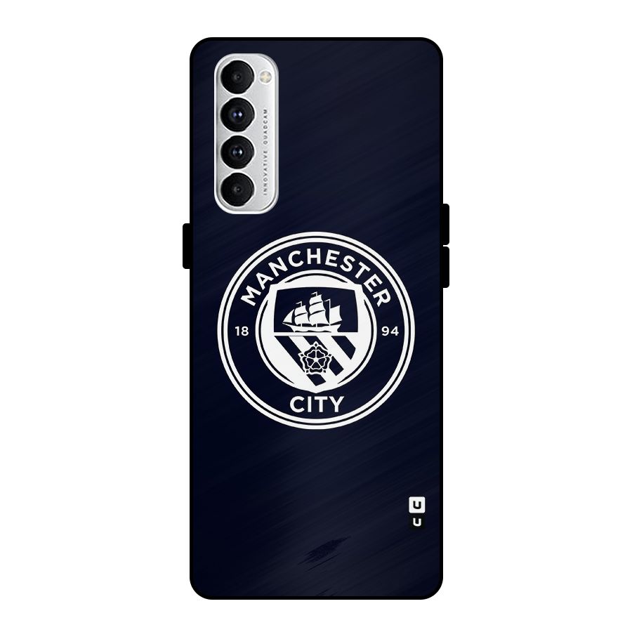 Manchester City FC Metal Back Case for Oppo Reno4 Pro