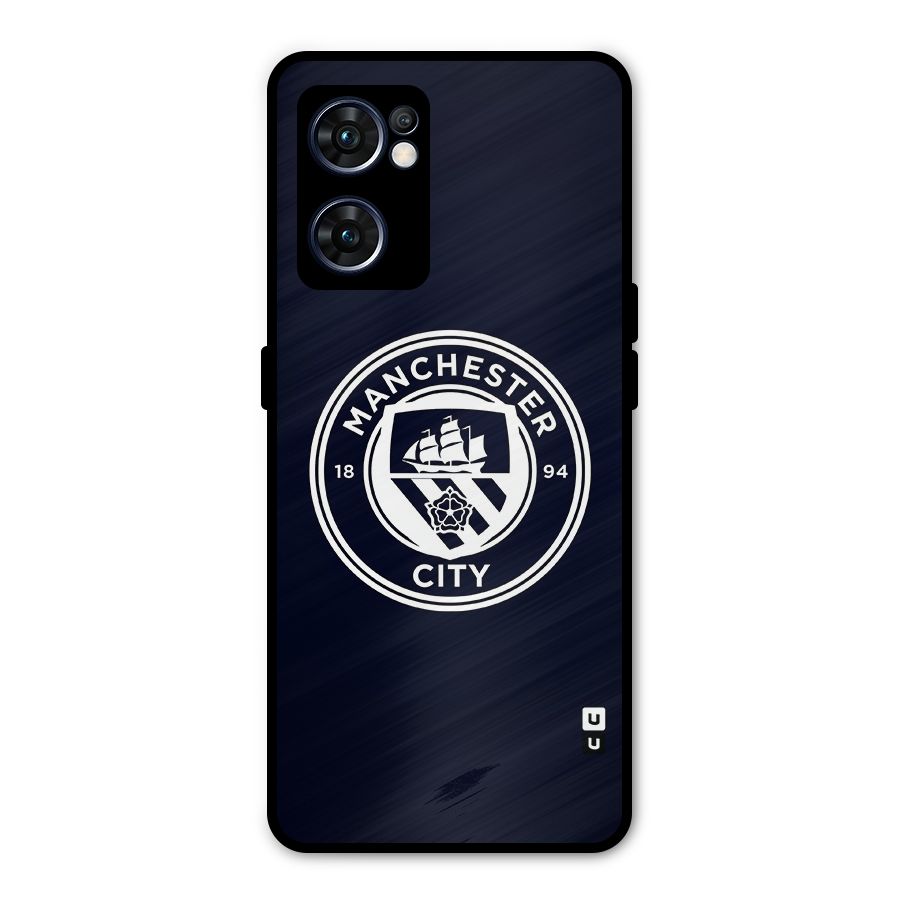 Manchester City FC Metal Back Case for Oppo Reno7 5G
