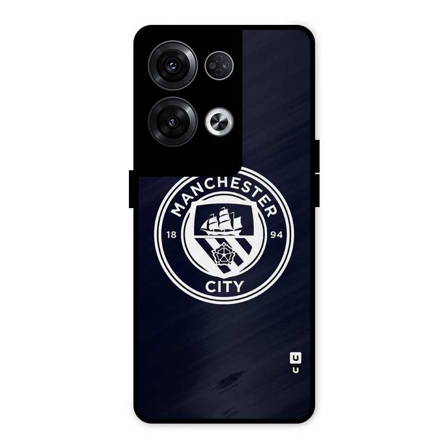Manchester City FC Metal Back Case for Oppo Reno8 Pro 5G