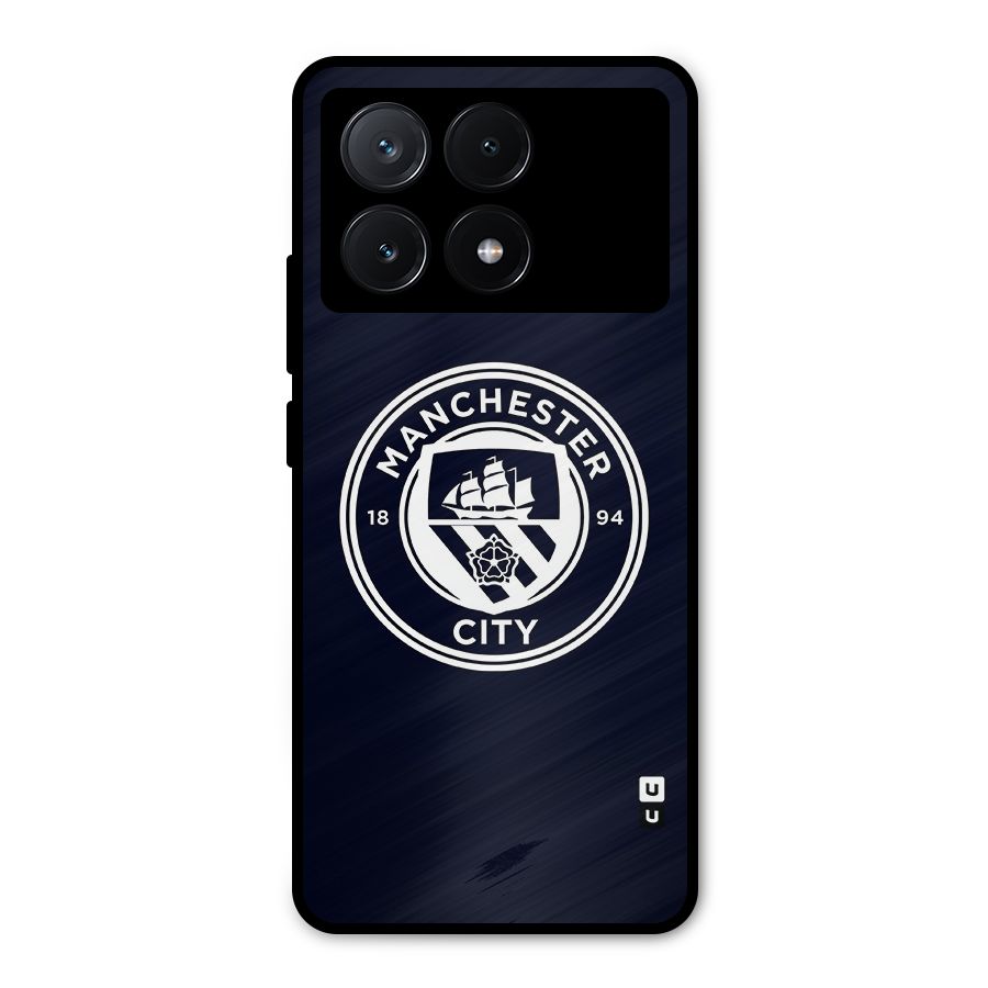 Manchester City FC Metal Back Case for Poco X6 Pro