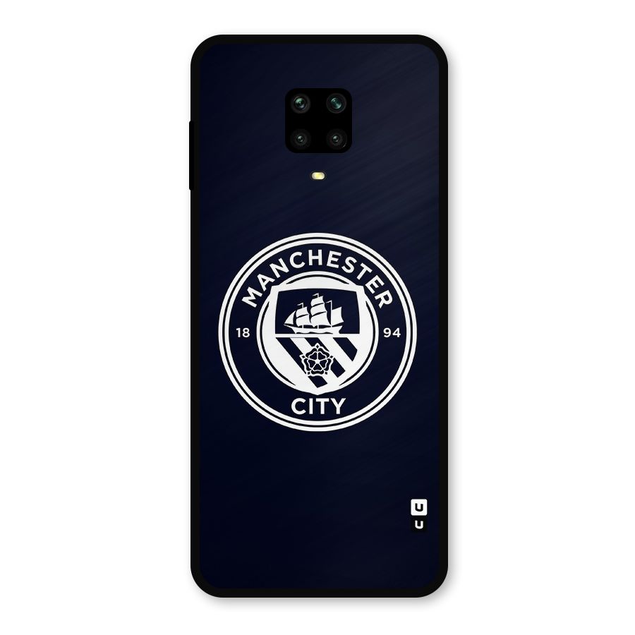 Manchester City FC Metal Back Case for Redmi Note 9 Pro