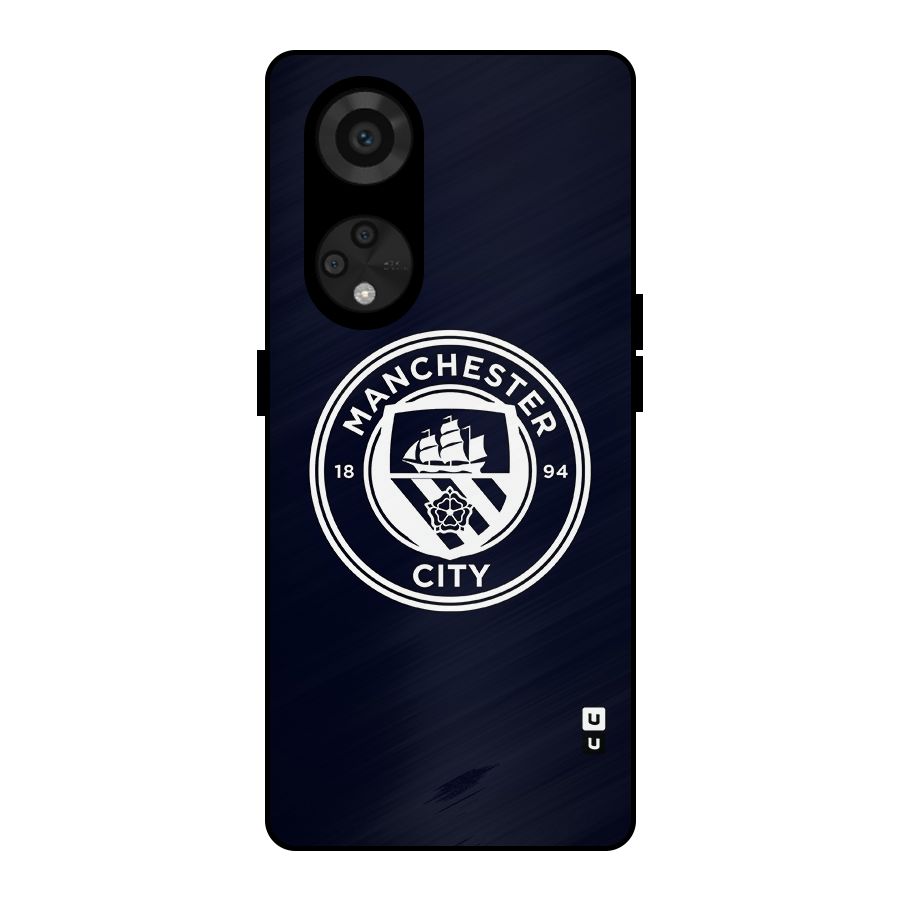 Manchester City FC Metal Back Case for Reno8 T 5G