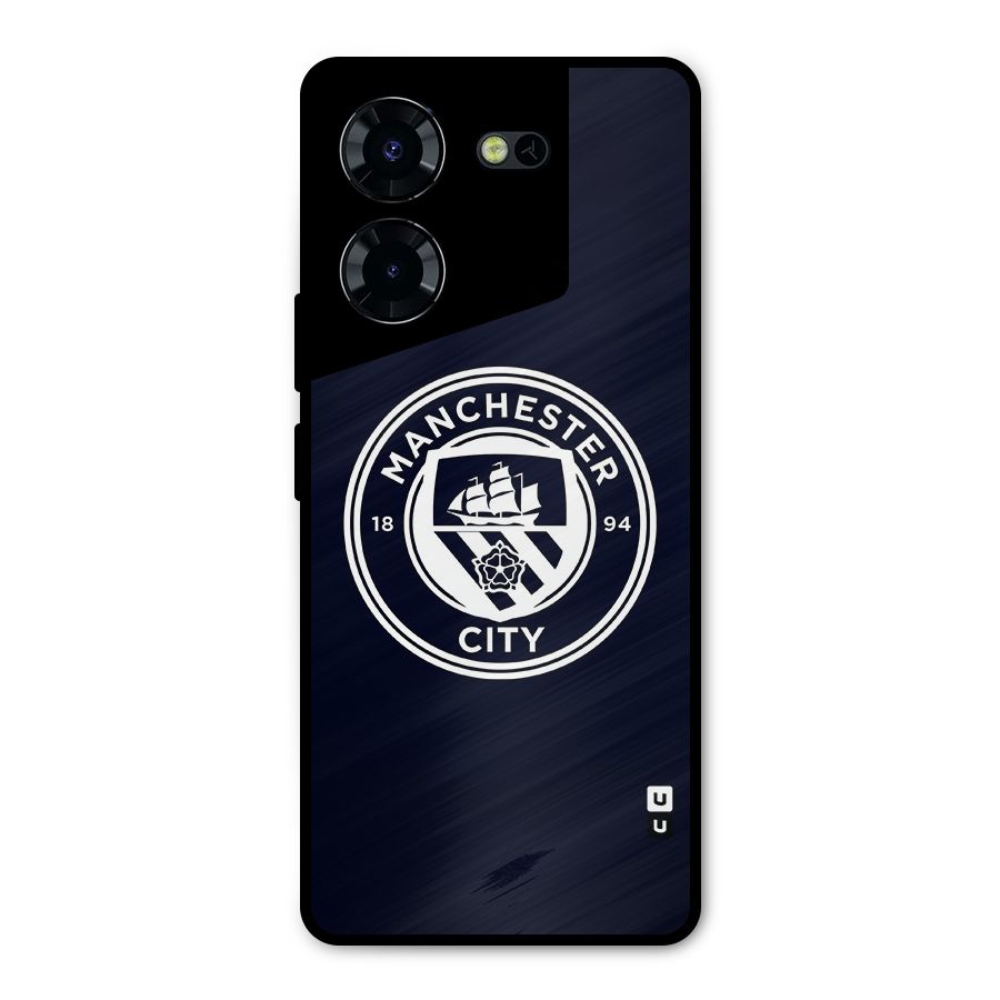 Manchester City FC Metal Back Case for Tecno Pova 5 Pro 5G