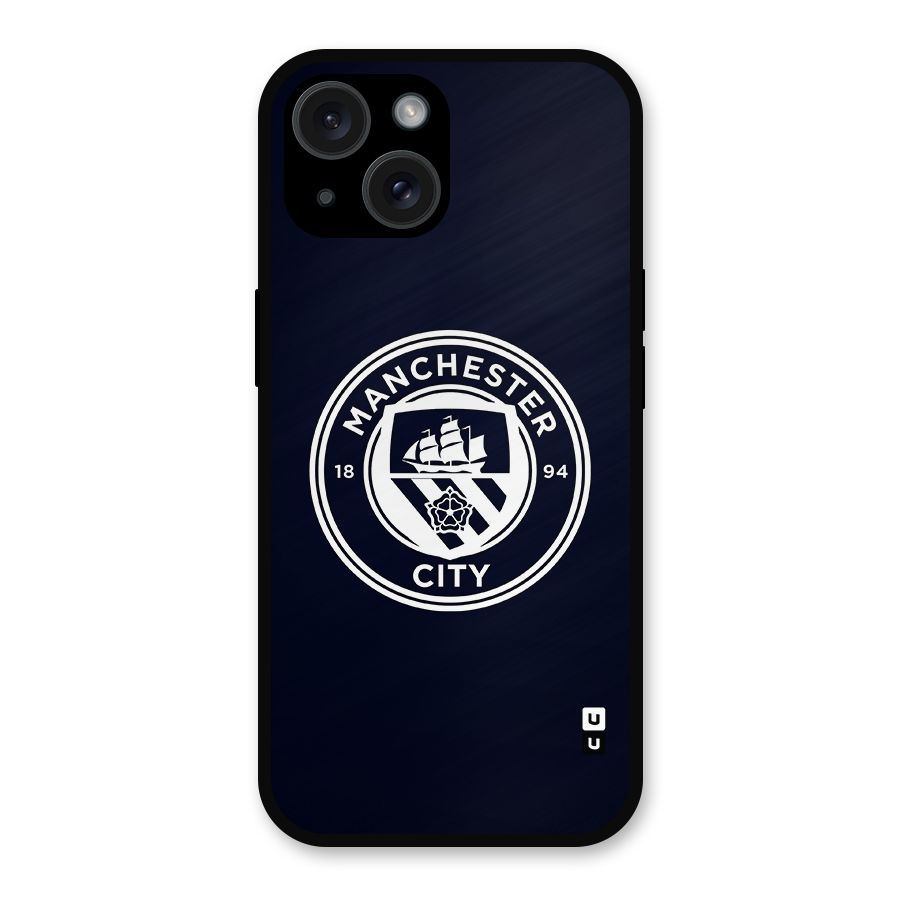 Manchester City FC Metal Back Case for iPhone 15