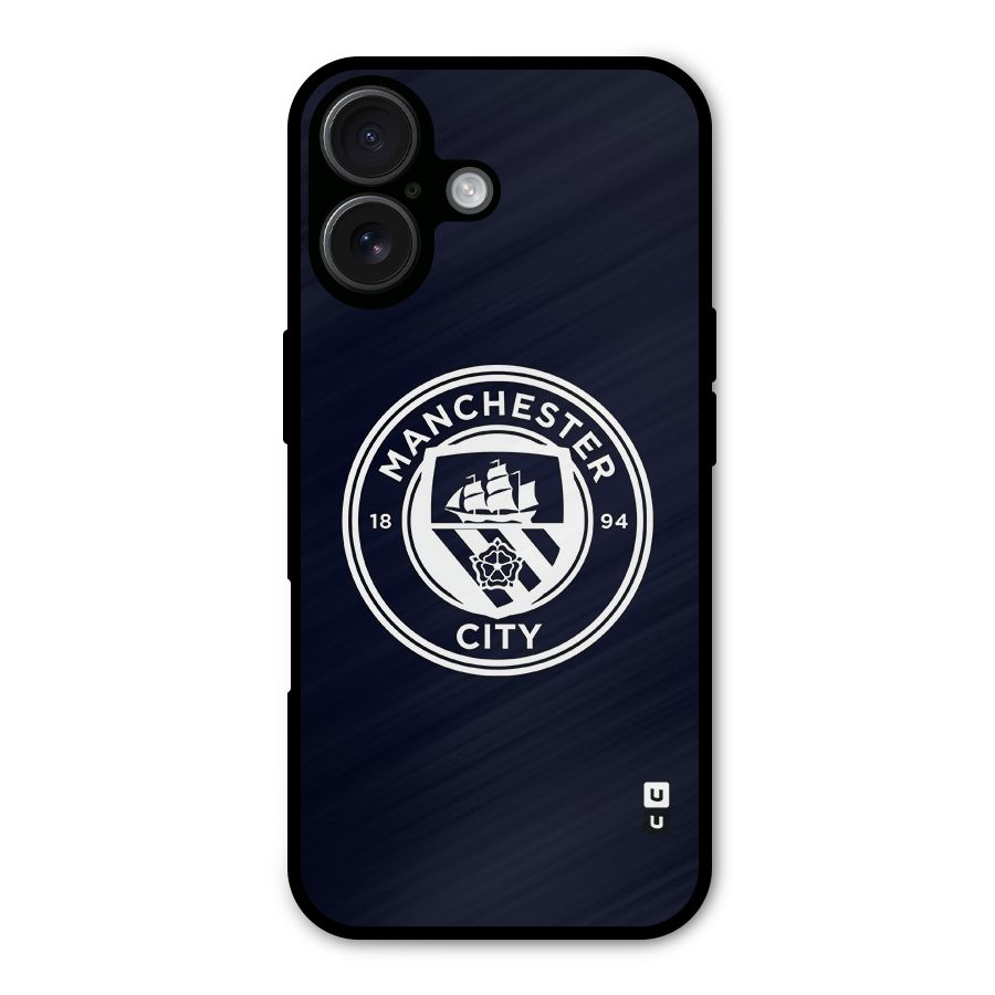 Manchester City FC Metal Back Case for iPhone 16