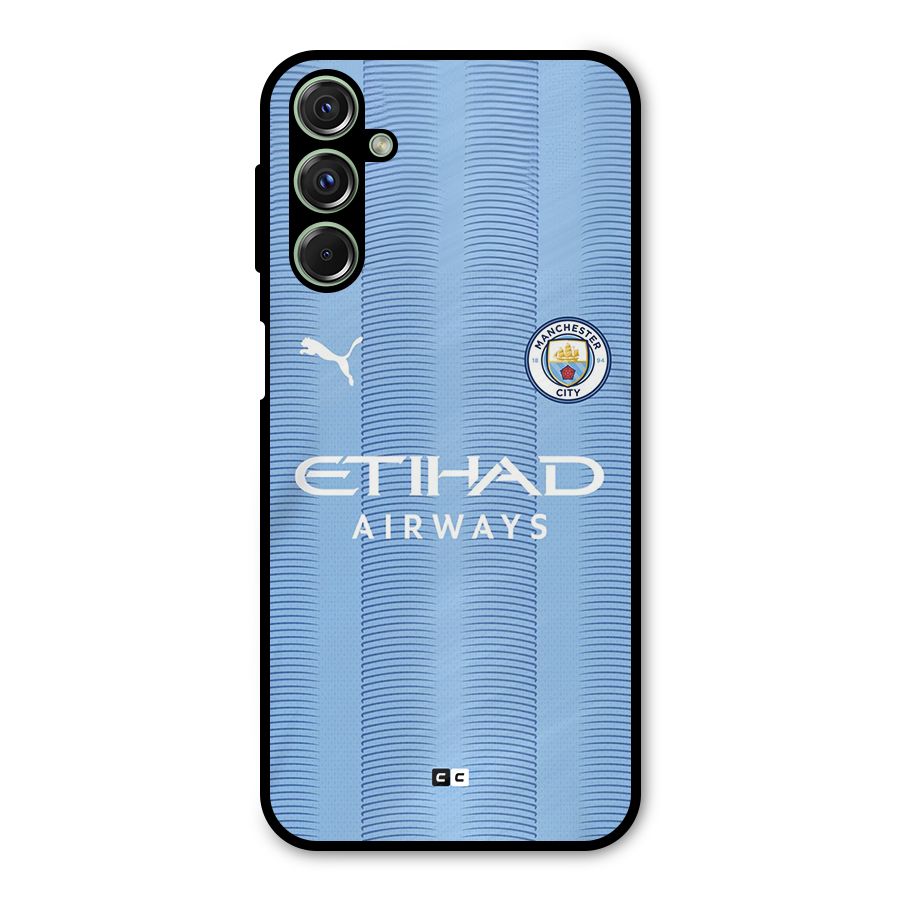 Manchester Etihad Jersey Metal Back Case for Galaxy M34