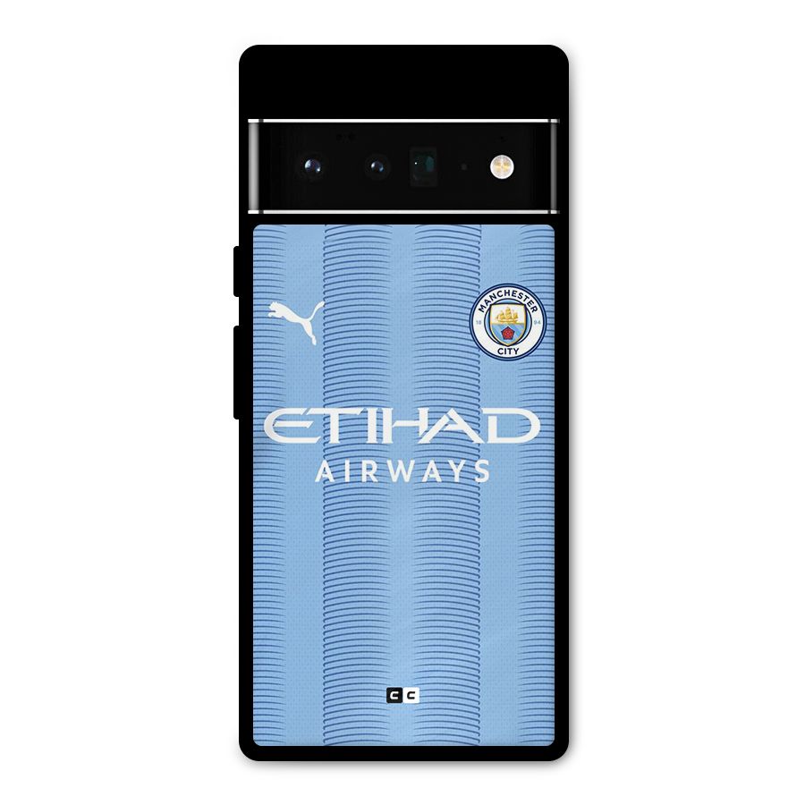 Manchester Etihad Jersey Metal Back Case for Google Pixel 6 Pro