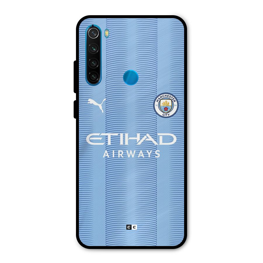 Manchester Etihad Jersey Metal Back Case for Redmi Note 8