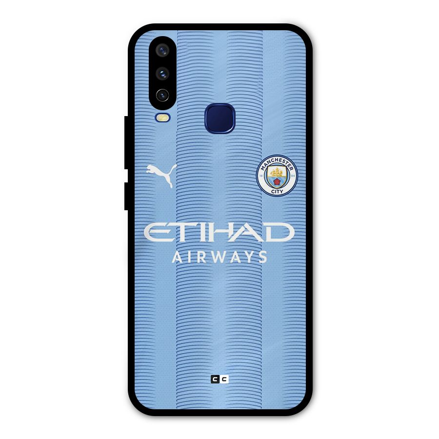 Manchester Etihad Jersey Metal Back Case for Vivo U10