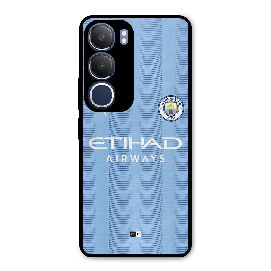 Manchester Etihad Jersey Metal Back Case for Vivo Y29