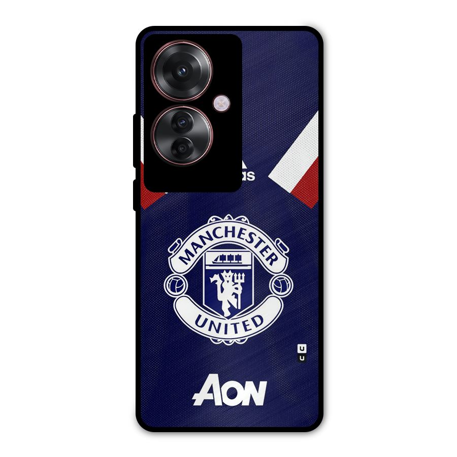 Manchester Jersy Metal Back Case for Oppo F25 Pro