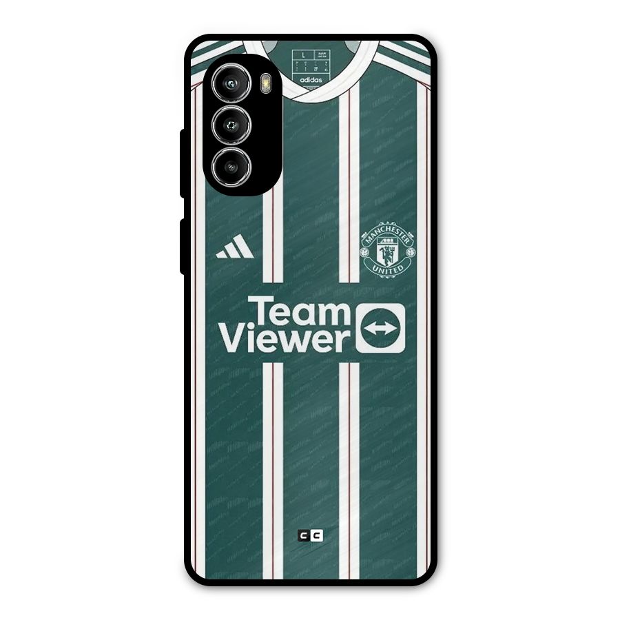 Manchester Team jersey Metal Back Case for Moto G52