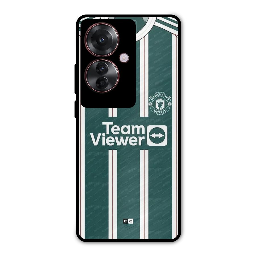Manchester Team jersey Metal Back Case for Oppo F25 Pro