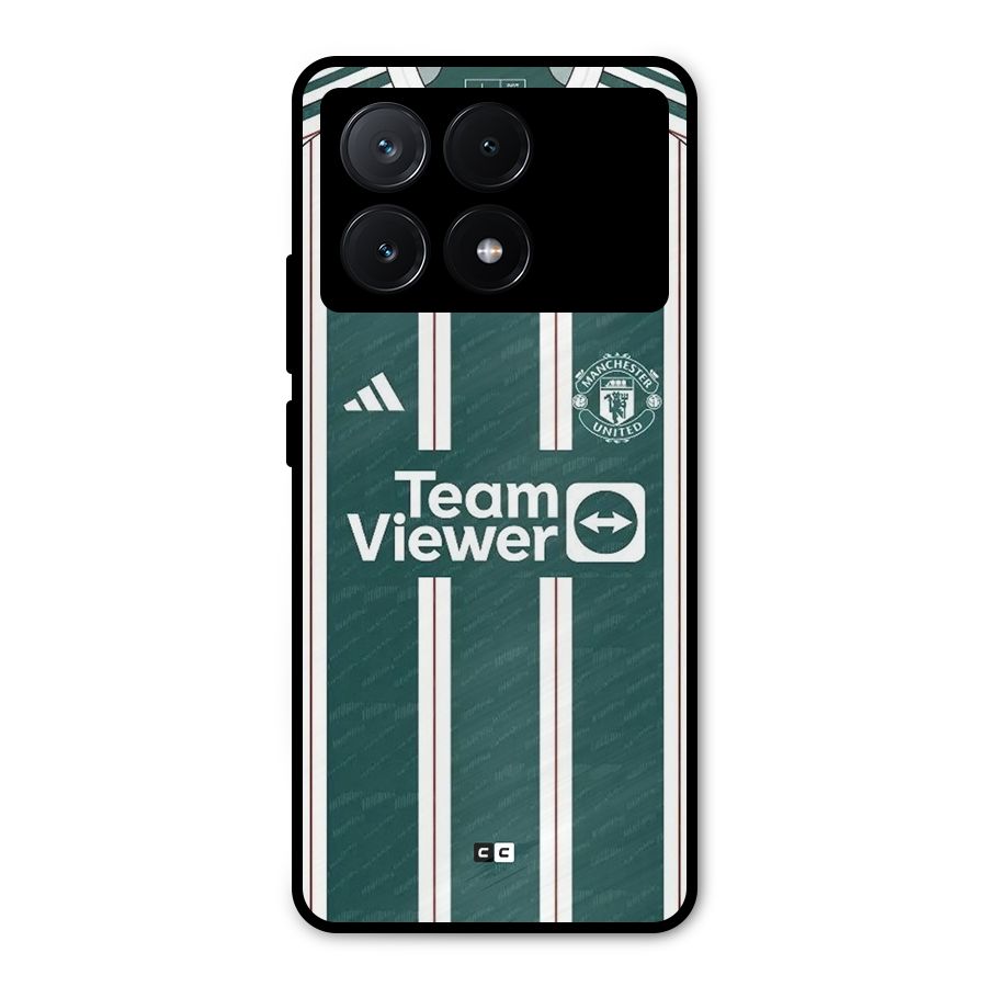 Manchester Team jersey Metal Back Case for Poco X6 Pro