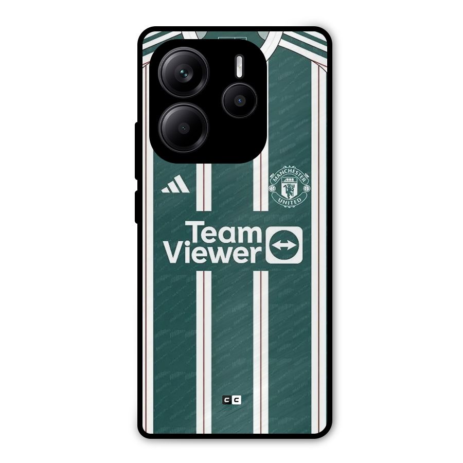 Manchester Team jersey Metal Back Case for Redmi Note 14 5G
