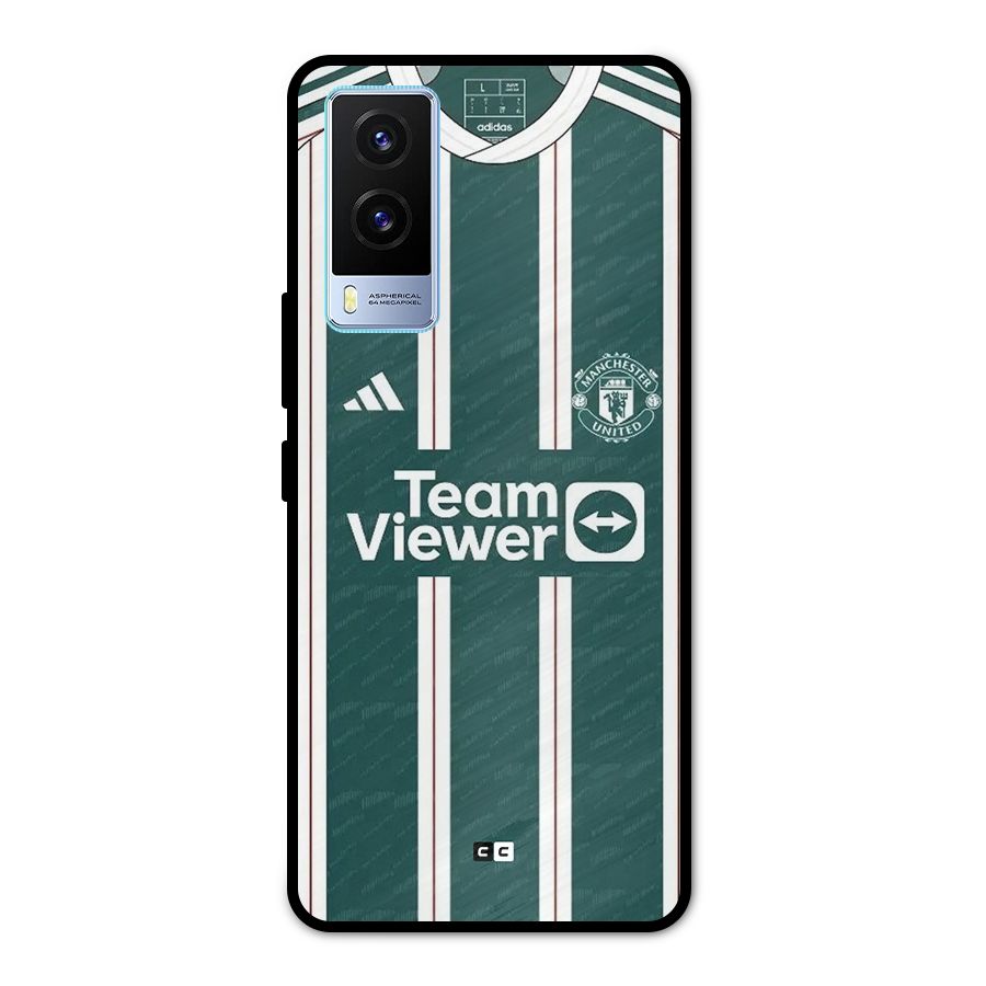 Manchester Team jersey Metal Back Case for Vivo V21e 5G