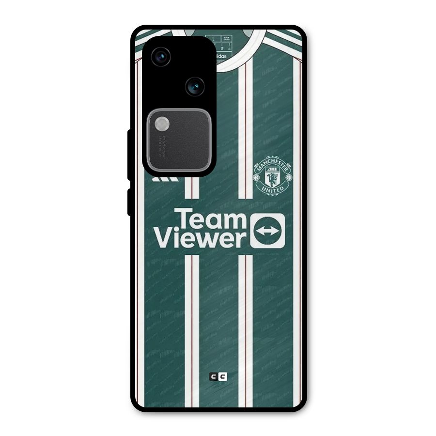 Manchester Team jersey Metal Back Case for Vivo V30
