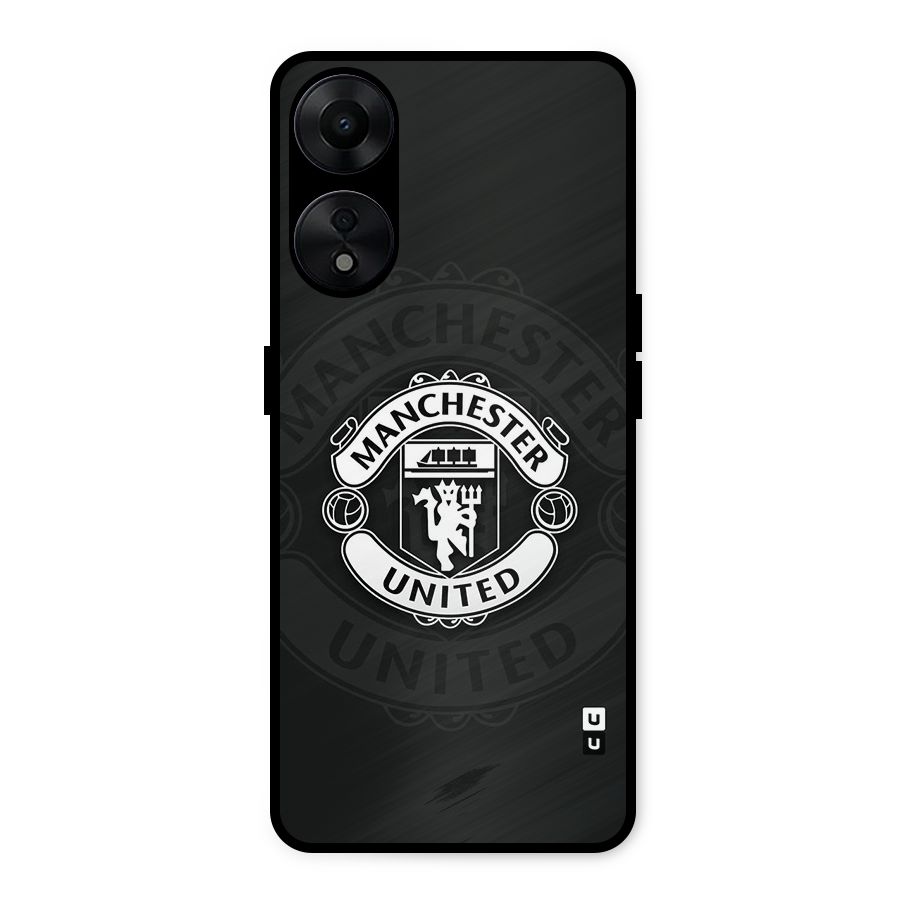 Manchester United Metal Back Case for Oppo A78 5G