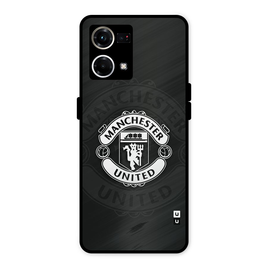 Manchester United Metal Back Case for Oppo F21 Pro 4G