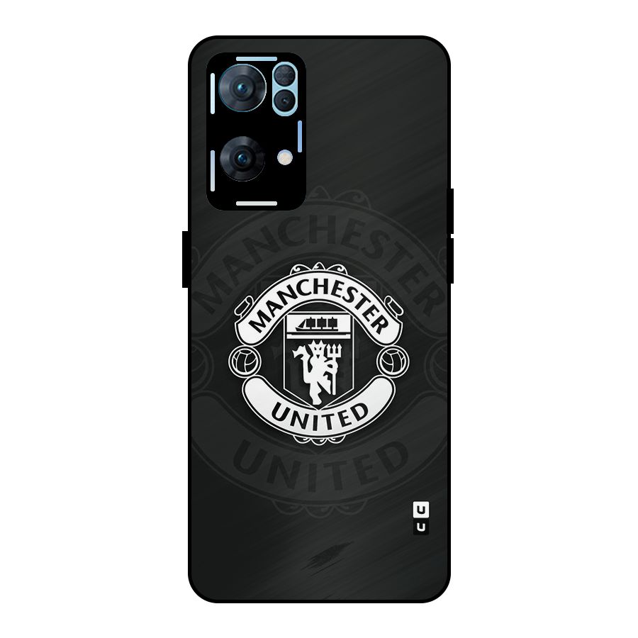 Manchester United Metal Back Case for Oppo Reno7 Pro 5G