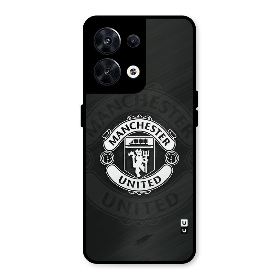 Manchester United Metal Back Case for Oppo Reno8 5G