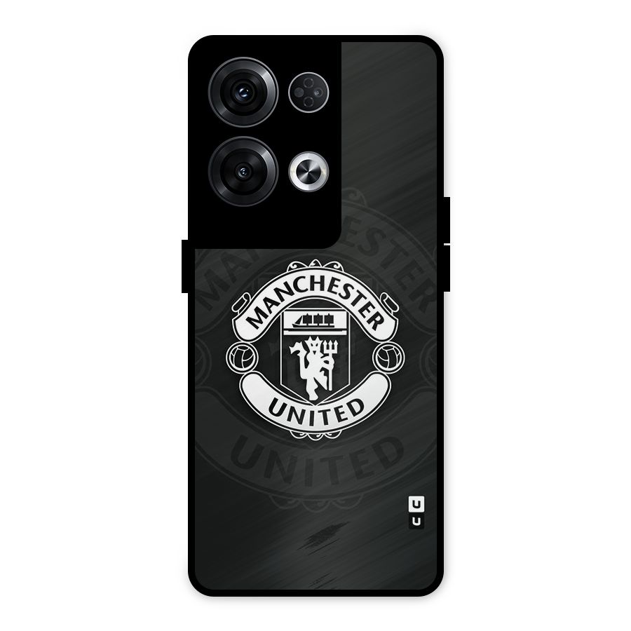 Manchester United Metal Back Case for Oppo Reno8 Pro 5G