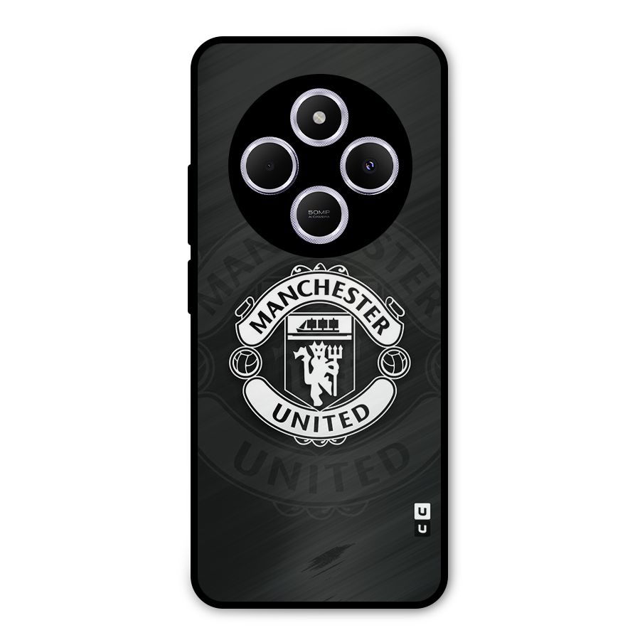 Manchester United Metal Back Case for Poco C75 5G