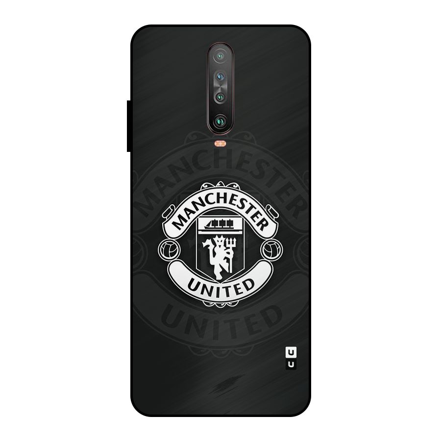 Manchester United Metal Back Case for Poco X2
