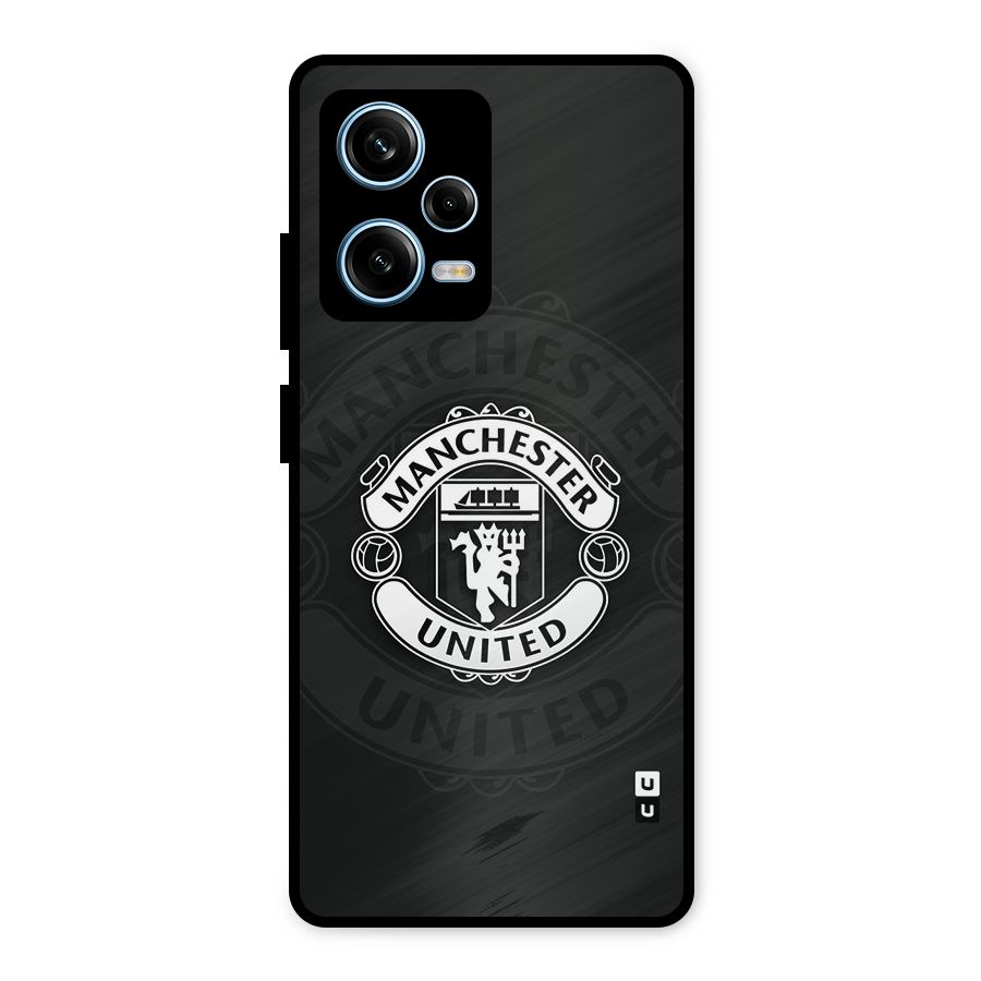 Manchester United Metal Back Case for Redmi Note 12 Pro