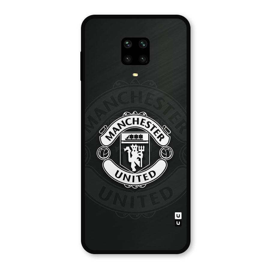 Manchester United Metal Back Case for Redmi Note 9 Pro