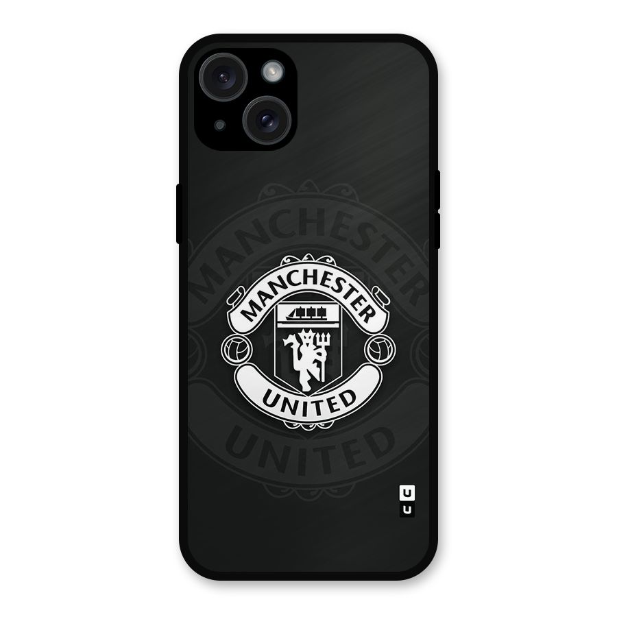 Manchester United Metal Back Case for iPhone 15 Plus