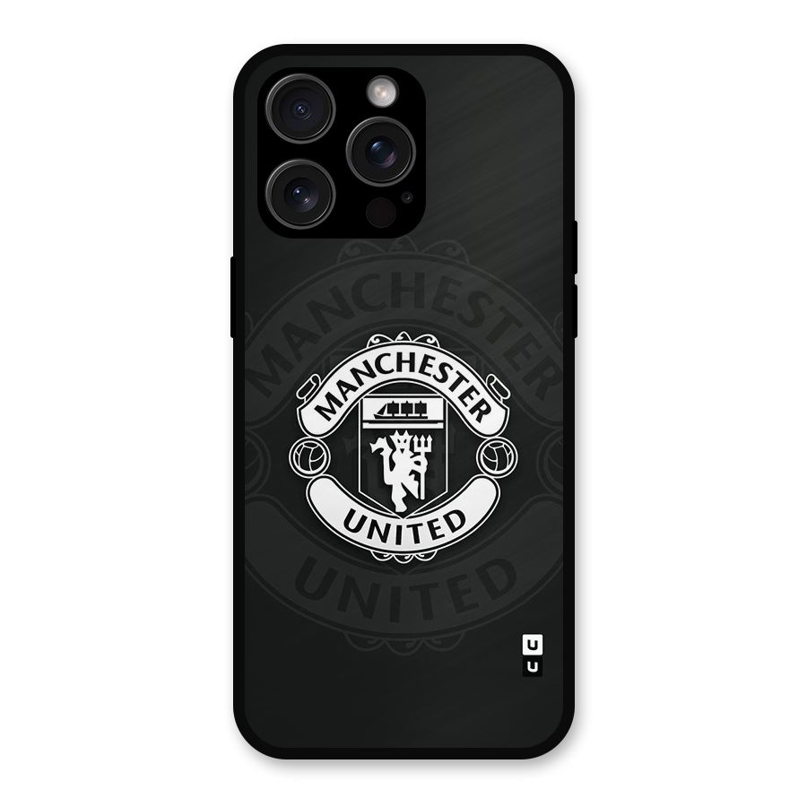 Manchester United Metal Back Case for iPhone 15 Pro Max